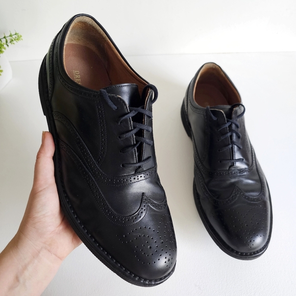 Rockport Dressports Vibram Genuine Leather Men\'s Wingtip Black Oxford Shoes 12 W main image 15